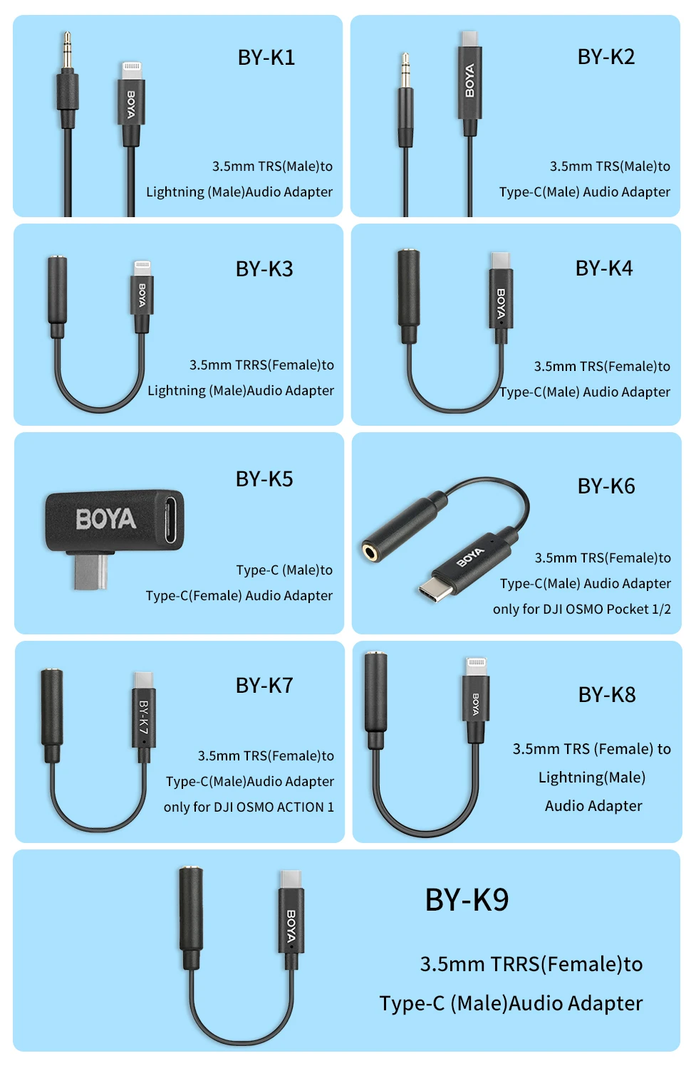 Boya BY-K3 3.5mm To Lightning Adapter Price in Bangladesh