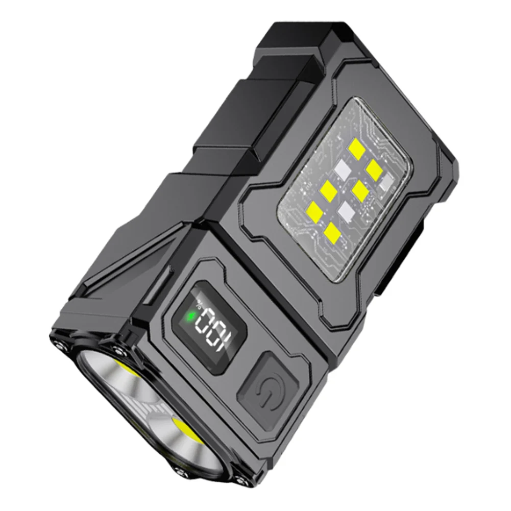 Description Picture 4 of itemCOB SMD Pocket Emergency Lantern 500LM Powerful Mini Torch 1200mAh LED Keychain Flashlight Rotatable for Camping Fishing Walking
