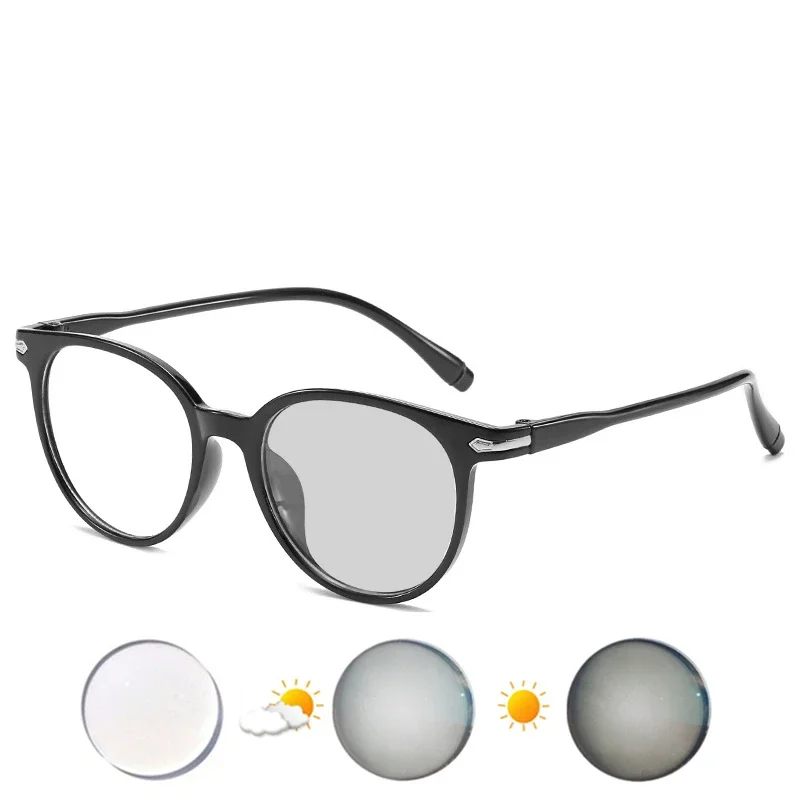 Prescription Nearsighted Glasses -0.5 To -10 Women Men Blue Light Blocking Or Photochromic Lenses Myopia Spectacles F508