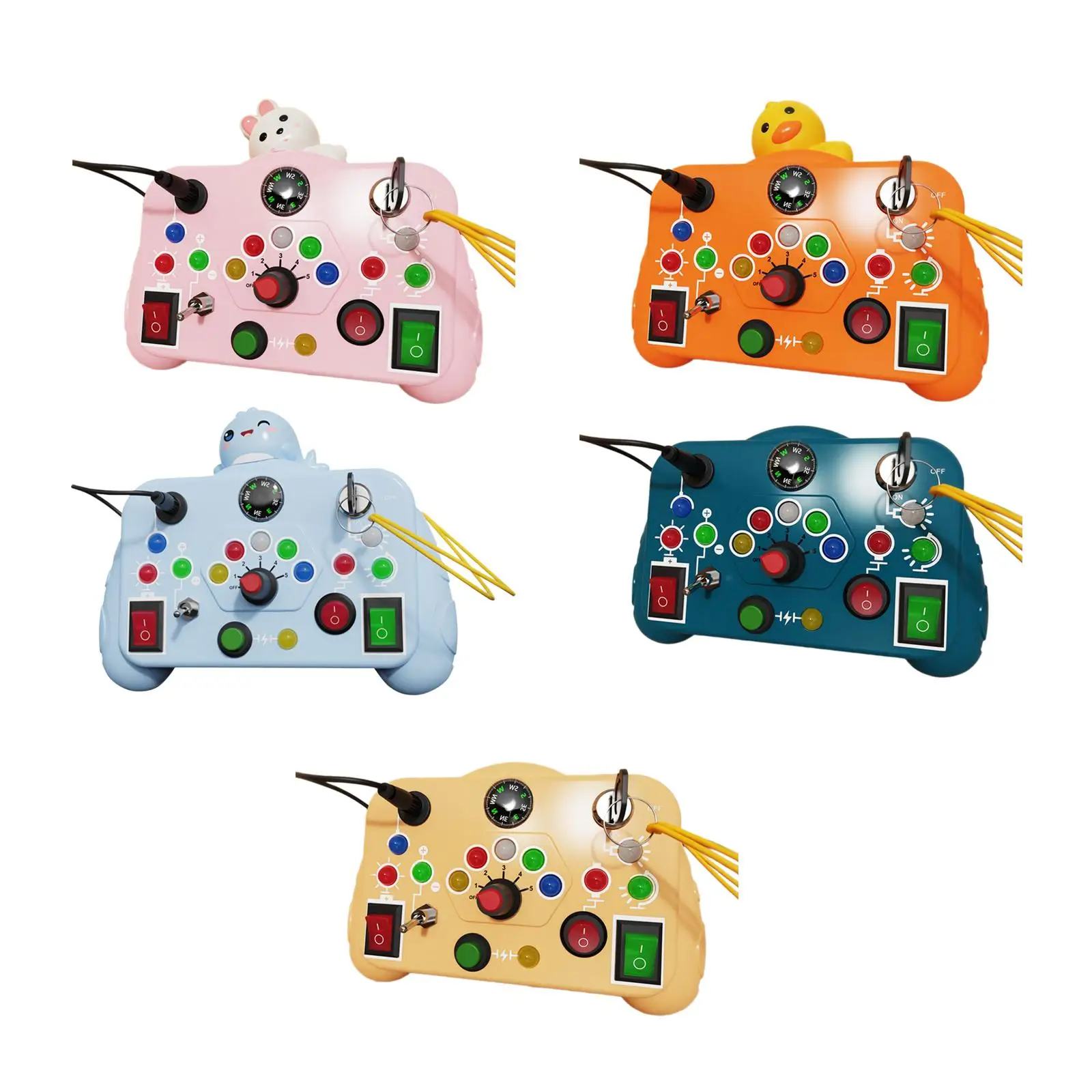 

LED Switch Board Teaching Aid Practical Skill Busy Board Children Puzzle Early