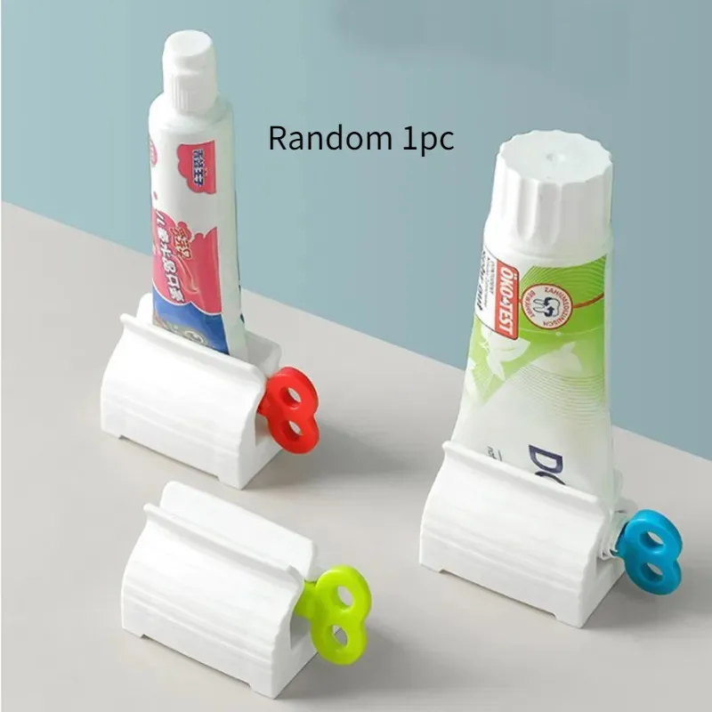 Toothpaste Squeezer Toothpaste Dispenser Home Bathroom Accessories Toothpaste Holder Organizer Hair Dye Cosmetic No Waste Creative Squeeze