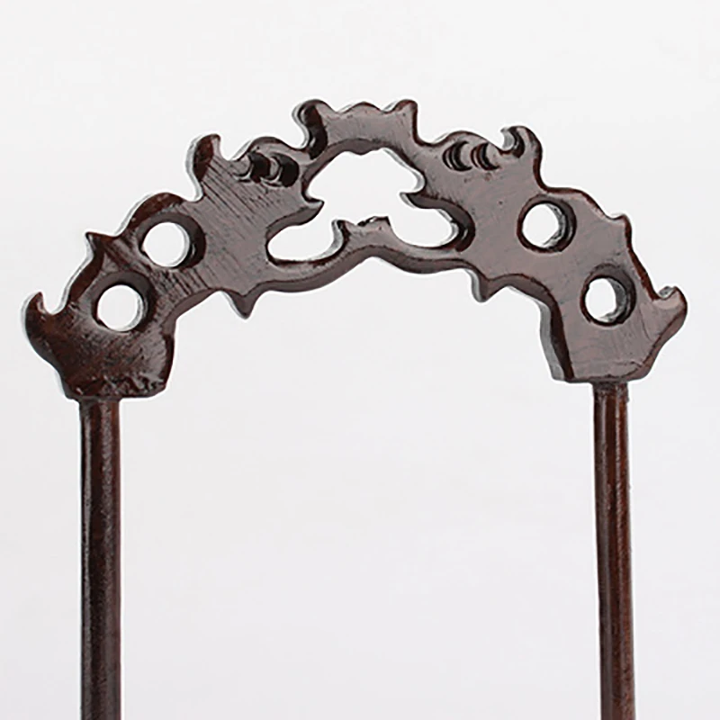 Rosewood Handicraft Hanging Ornaments Display, Antique Necklace, Jade Hanger, Pendant Wood Frame