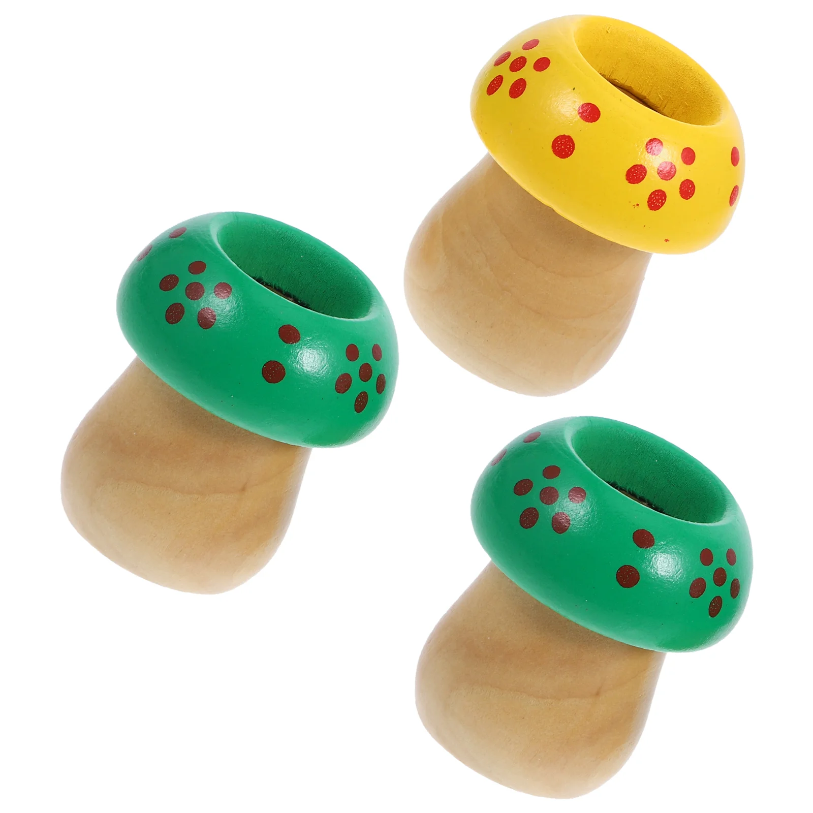3 Pcs Kids Toys Mushroom Shape Kaleidoscope Baby Color Cognition Educational Grasping Intellectual Development Vision Hand Eye