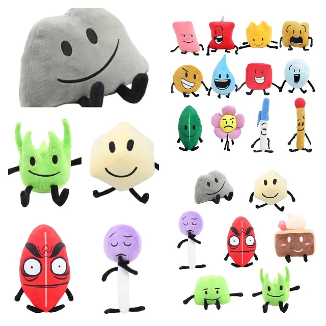 BFDI Plush Toy Dream Island Stuffed Doll Leafy Firey Flower Waterdrop  Bubble Animal Plant Plushie Pillows Kids Gifts - AliExpress