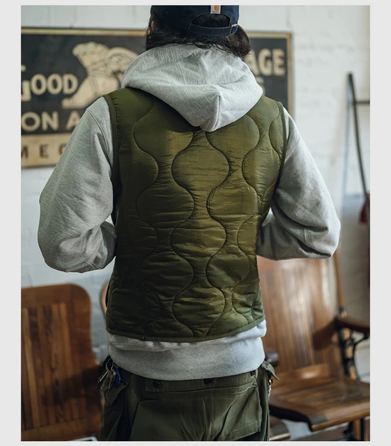 60s キルティング ナイロンベスト USA製 ライナー ネイビー ヴィンテージ 楽天市場】キルティング（生産国アメリカ）（ベスト・ジレ