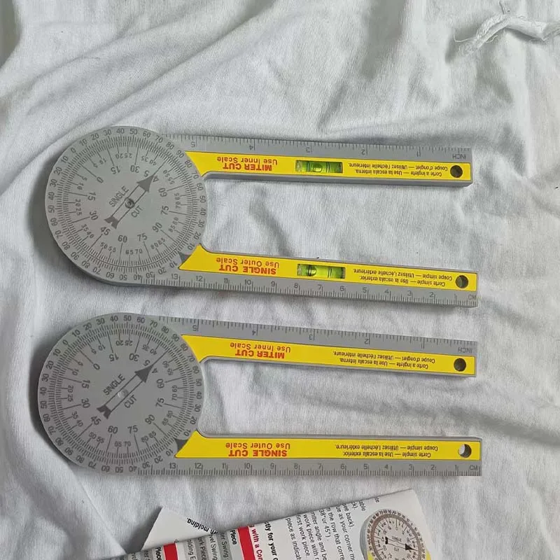 마이터 톱 디지털 각도기 눈금자, 연필 포함, 360 도 각도 파인더, 경사계 측정 도구