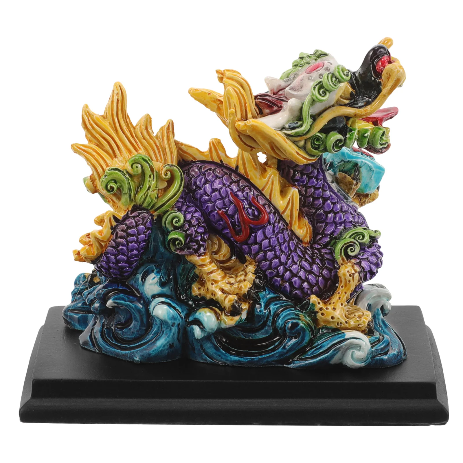 

Resin Mascot Decorations Table Decorative Dragon Zodiac Figurine Decors Figurines Toy