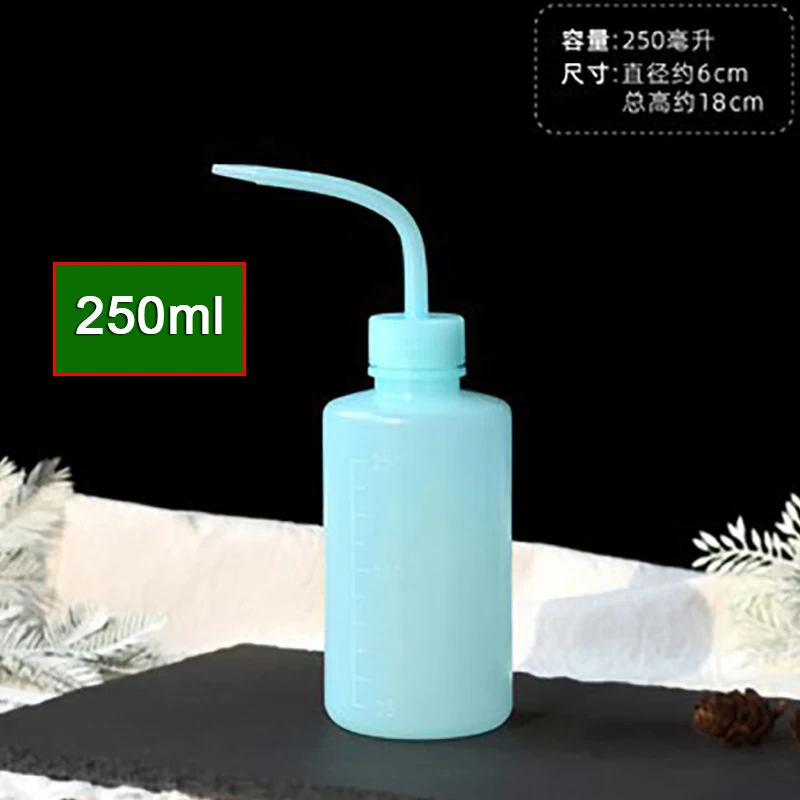 1 Pcs Watering Pot 150/250/500/1000ml Long Curved Meat Transparent Water Bottle Liquid Container Spray Bottle Kettle Watering 