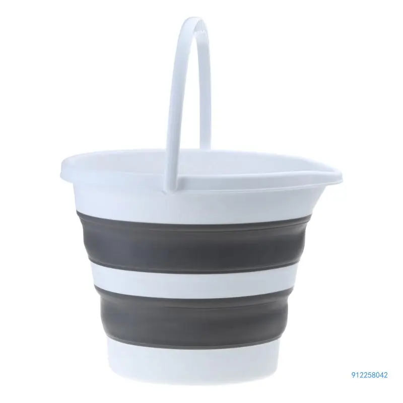 15/5/10L Portable Foldable Water Bucket Folding Buckets with Handle for Backpacking Camping Outdoor Fishing Drop shipping