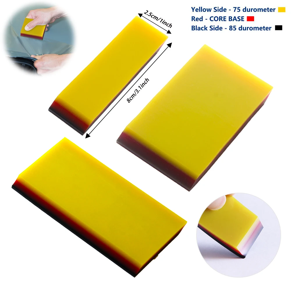 3 Layer Soft Squeegee Carbon Fiber Sticker Remover Car Wrap Vinyl Film
