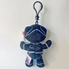 9cm Ty Beanie Big Eyes Small Pendant Keychain Clips Mini Stuffed Plush Toy Doll Leopard Black Panther Children Christmas Gifts 5