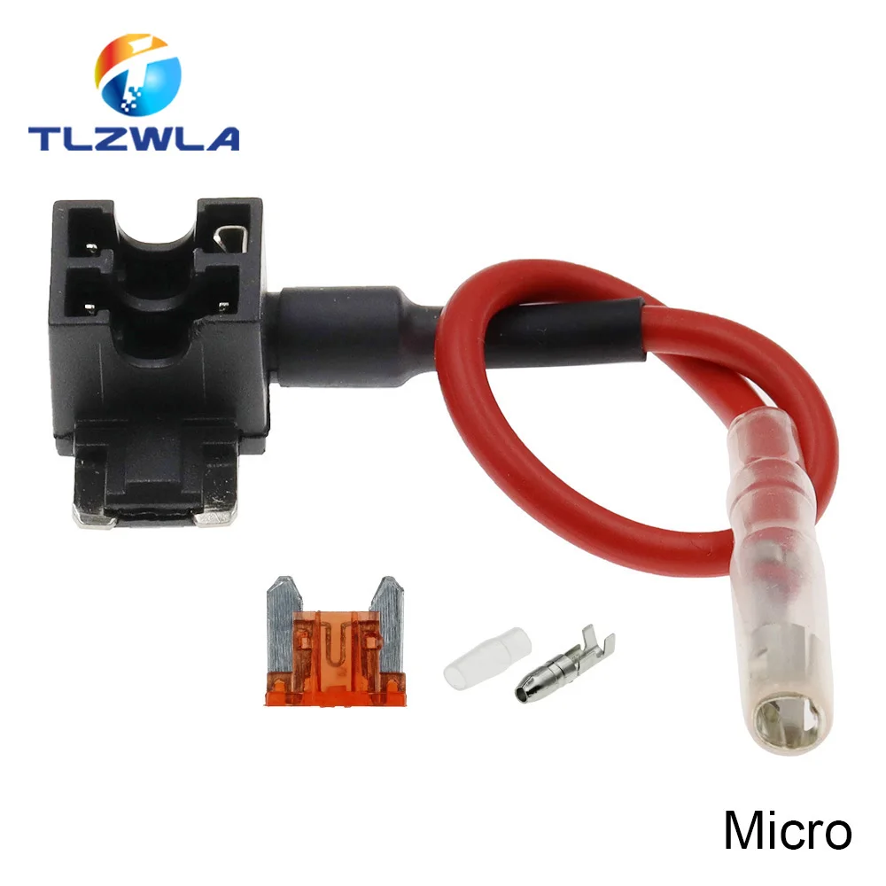 12V MINI SMALL MEDIUM Size Car Fuse Holder Add-a-circuit TAP thumbnail 6