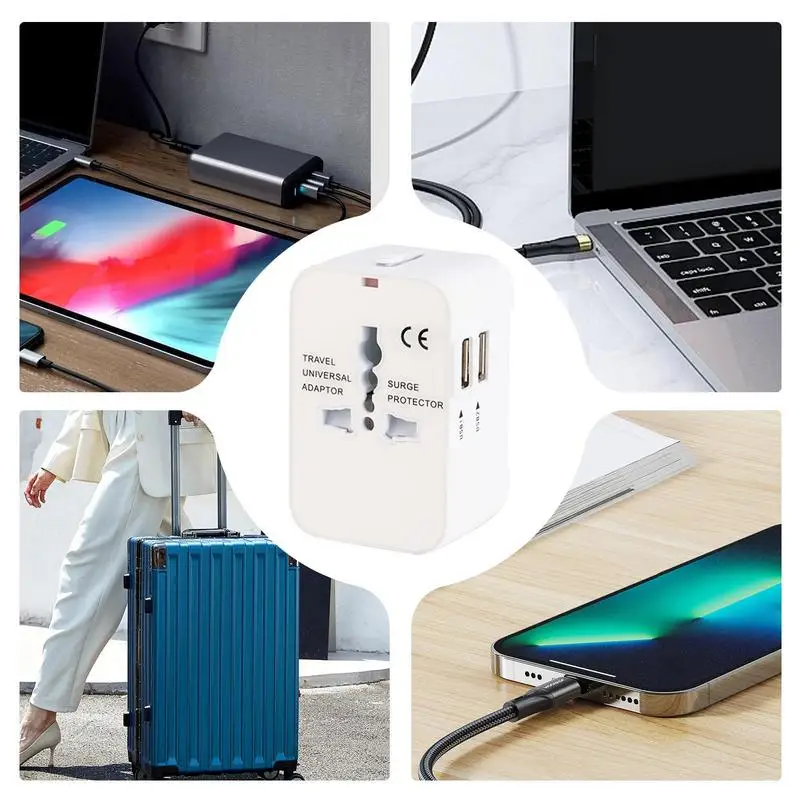 International Adapter Outlet Worldwide Wall Charger Wall Plug Adapter Portable Travel Adaptor For Over 150 Countries