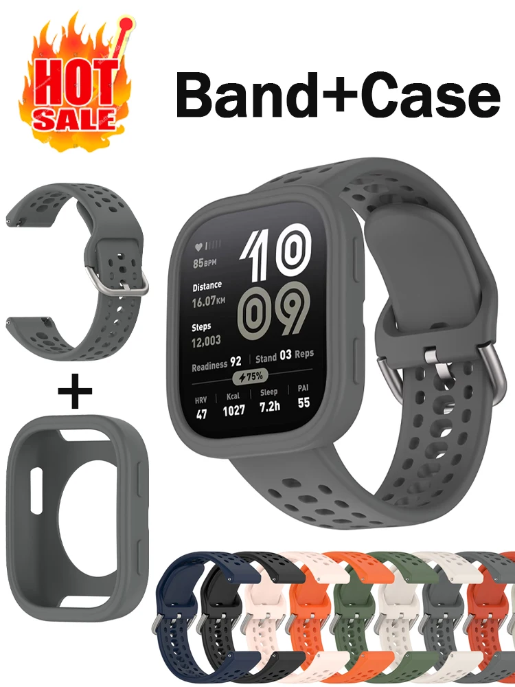 Silicone Sport Wristband and Protective Cover Set