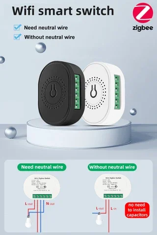 

Smart Switch Hub Module WiFi ZigBee Tuya/Smart Life Remote Voice Control Timing Control Wireless Breaker For Home Alexa Google