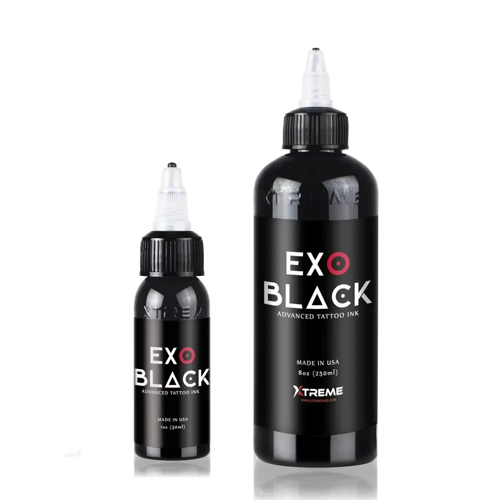 1oz/8oz High Quality Black Tattoo Ink Professional Microblading Natural Permanent Easy Coloring For Body Art Tattoo Artist Ink