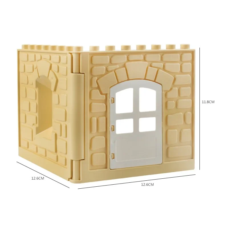 Enchanting Princess Castle Building Blocks Set - Creative Playhouse with Accessories