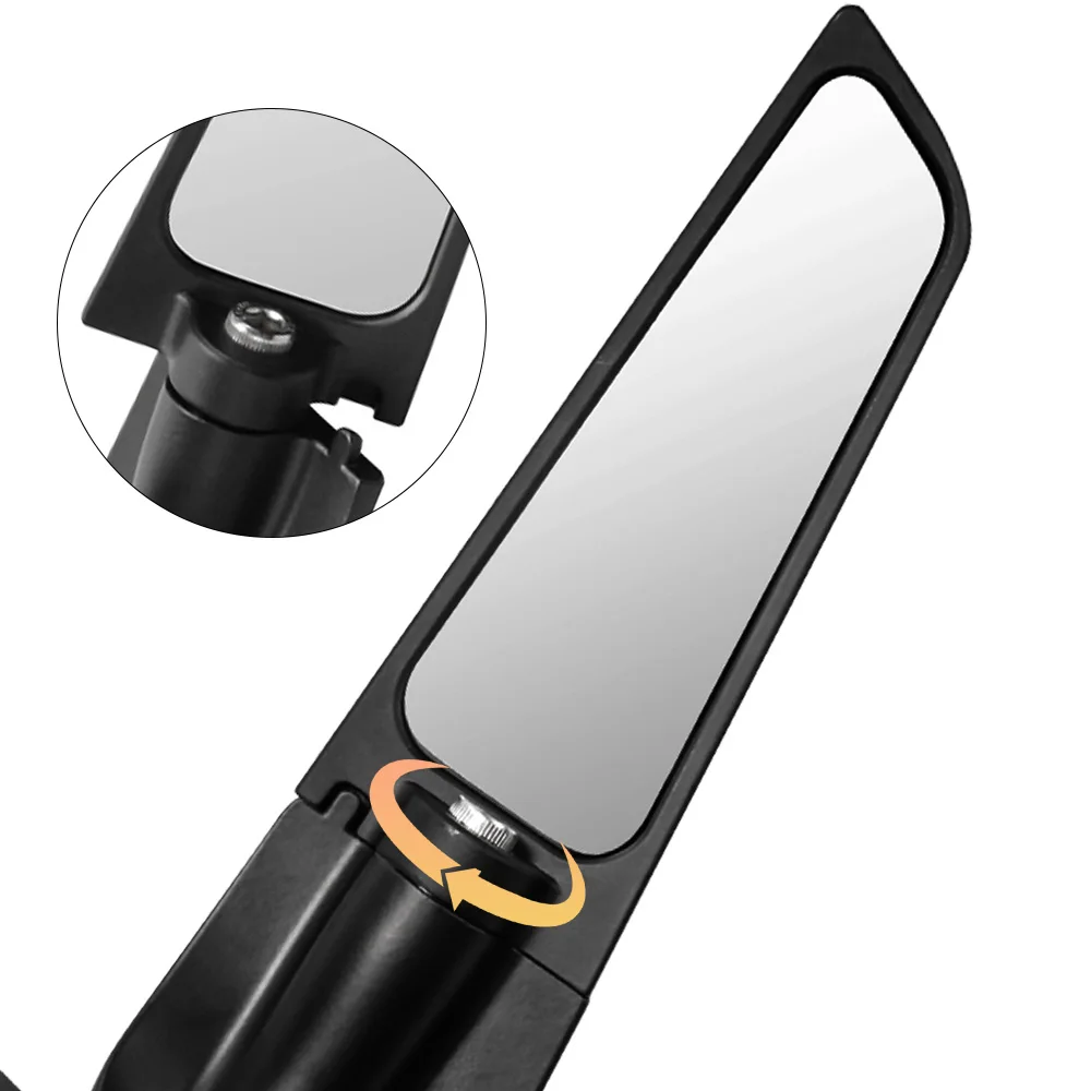 Spiegel gemodificeerde windvleugel verstelbare roterende achteruitkijkspiegel voor YAMAHA YZF R6 R1 R25 R3 R125 R15 28 - Racext Spiegel Gemodificeerde Wind Wing Verstelbare Roterende Achteruitkijkspiegel Voor YAMAHA YZF R6 R1 R25 R3 R125 R15 - - Racext 27