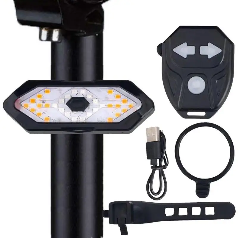 

Bike Wireless Remote Control Taillight Bicycle Rear Light With Turn Signal Waterproof MTB Road Bike Rear Light Cycling Accessory