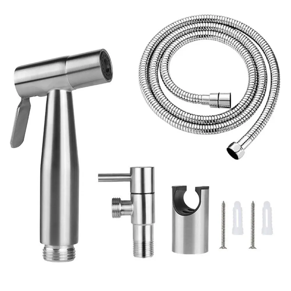 4-Piece Portable Stainless Steel Bidet Sprayer Set