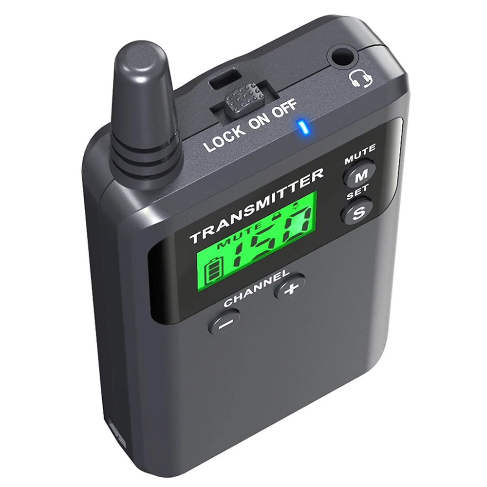 Wireless Whisper Tour Guide System M8 2.4G Audio Guide for Tourism Visit Teaching Training Church Translation Long Endurance