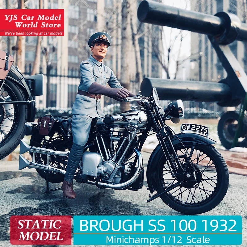 Minichamps Diecast model 1:12 1932 BROUGH SUPERIOR SS 100
