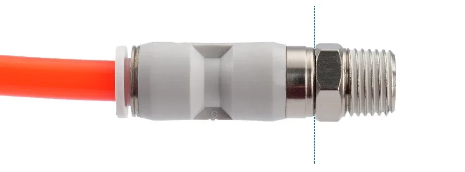 Description Picture 4 of item10/4/1pcs High Speed Rotation Air Hose Tube Swivel Fitting Quick Fittings Pneumatic Connection Connector 4mm 6mm 8mm 10mm 6 1/4