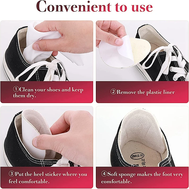 1 Pair Heel Protector Pads Shoe Insoles Accessories Unisex