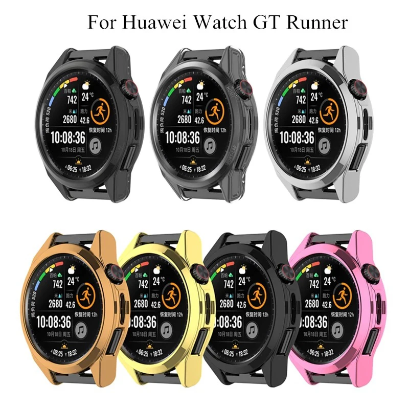 Protective Case Cover For Huawei Watch GT Runner Smart Watch Replacement TPU Protection Cases For Huawei Watch GT3 SE TPU Case_voghion.com