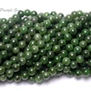 Meihan Wholesale Natural A+ Russian Jade smooth round beads stone for jewelry making design & DIY 4