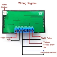 DC7-24V Signal Generator Generator Module PWM Pulse Adjustable Module 0-20mA 0-10V Signal Generator 1-1000Hz Sine Wave Generator 2