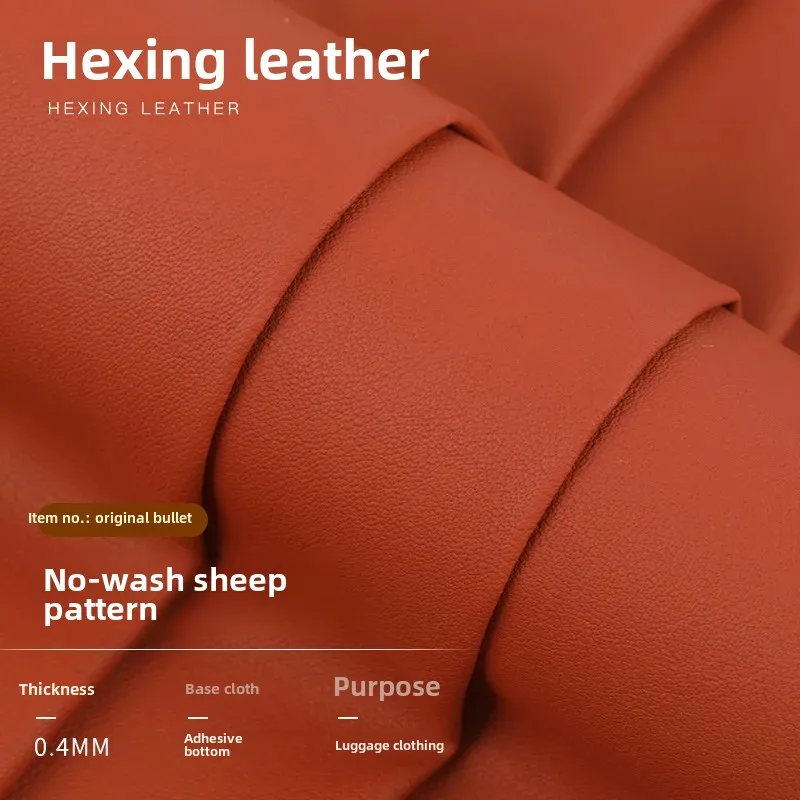 Soft Thin Lamb Patterned Artificial Leather for Clothing Bags And Shoes Washless Comfortable Fabric from China