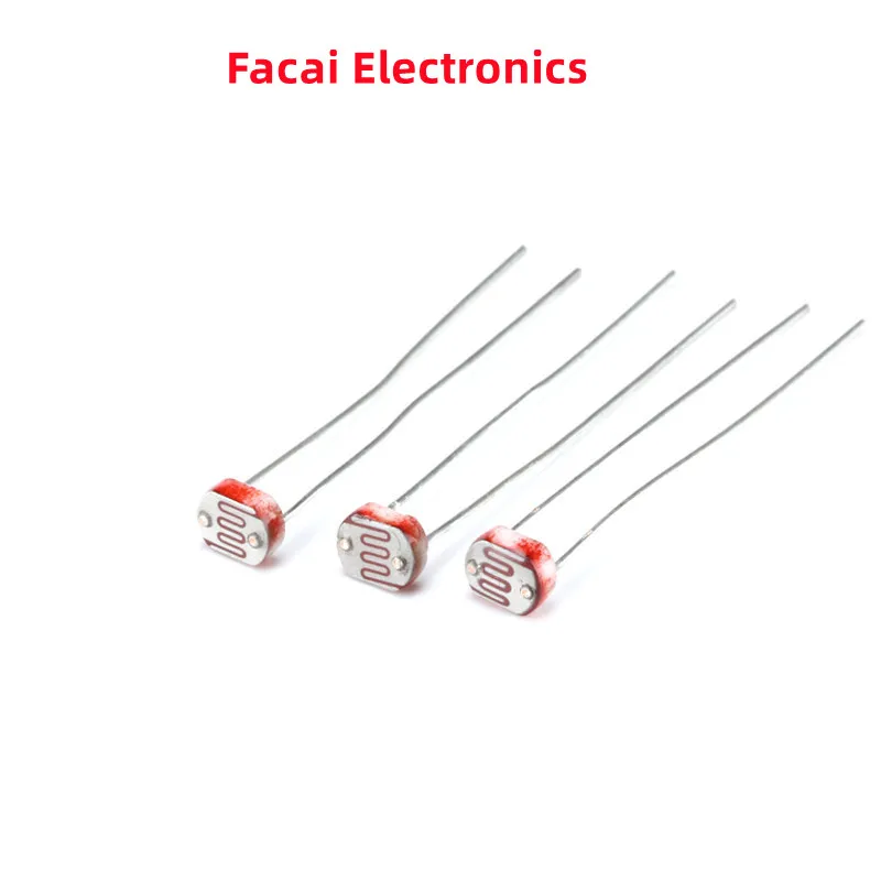 100PCS/20PCS 5516 Light Sensitive Resistor 5mm Photoresistor Photoelectric Switch Element Photo Detector Dependent LDR GL5516 photo resistor light sensitive resistor