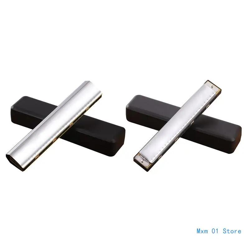 

Профессиональная 24-луночная губная гармошка для начинающих, диатоническая двойная тремоло-гармошка для музыки для взрослых и