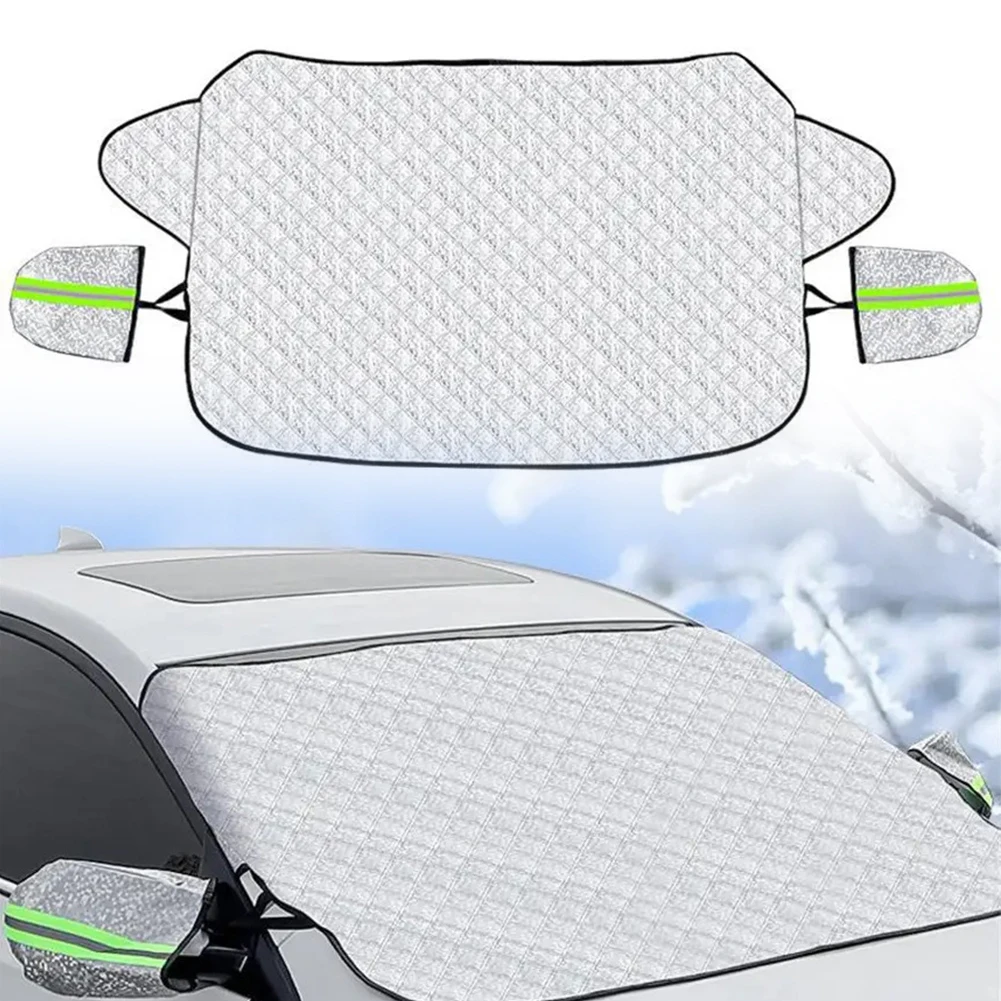 

Car Windscreen Cover For Winter Protects Windshield And Wipers From Weatherproof Universal Car Snow Cover Exterior Accessories