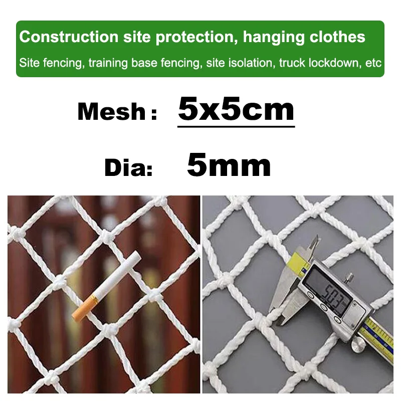 Description Picture 3 of itemBalcony Anti-Fall Net Cat Window Mesh Rail Safety Net Stair Safety Netting Stairwell Netting Stairs Protective Net Child