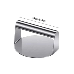 Premium Stainless Steel Hamburger Meat Press - Essential Kitchen Gadget (1pc)