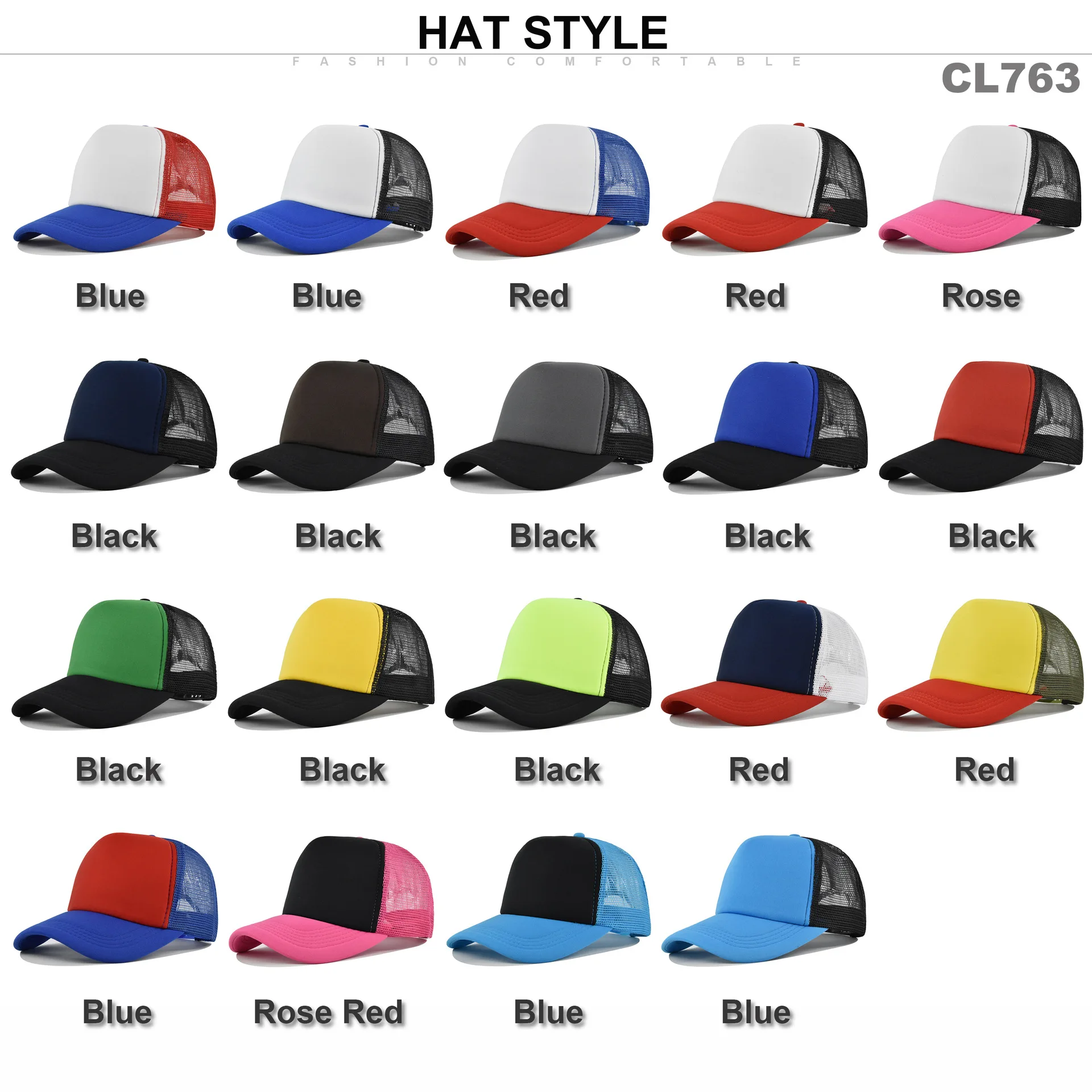 Mesh Hat 1pc Unisex Sunshade Breathable Mesh Baseball With Trendy Pattern For Summer Hat Men - Foto 5