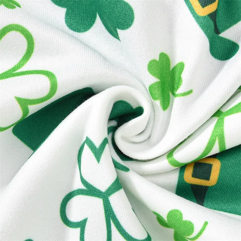 Toddler My First St.Patricks Day Baby Boy Gentleman Outfit Green Bow Tie Short Sleeve Romper Lucky Shamrock Pant Clothes Sets 6