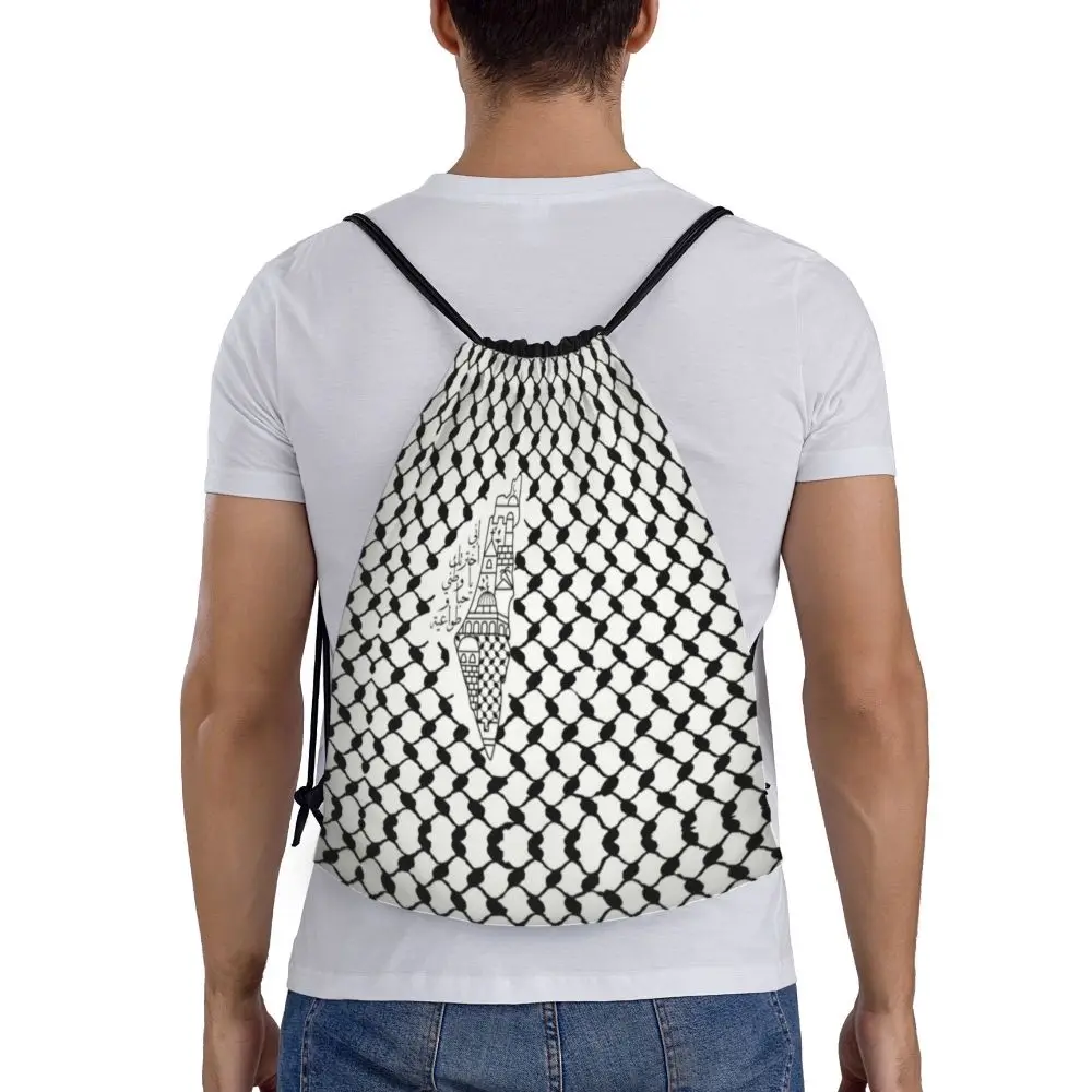 Kordelzug-Rucksack Mit Malediven-Design – Wasserabweisend, Faltbar Für Sport, Gym & Reisen