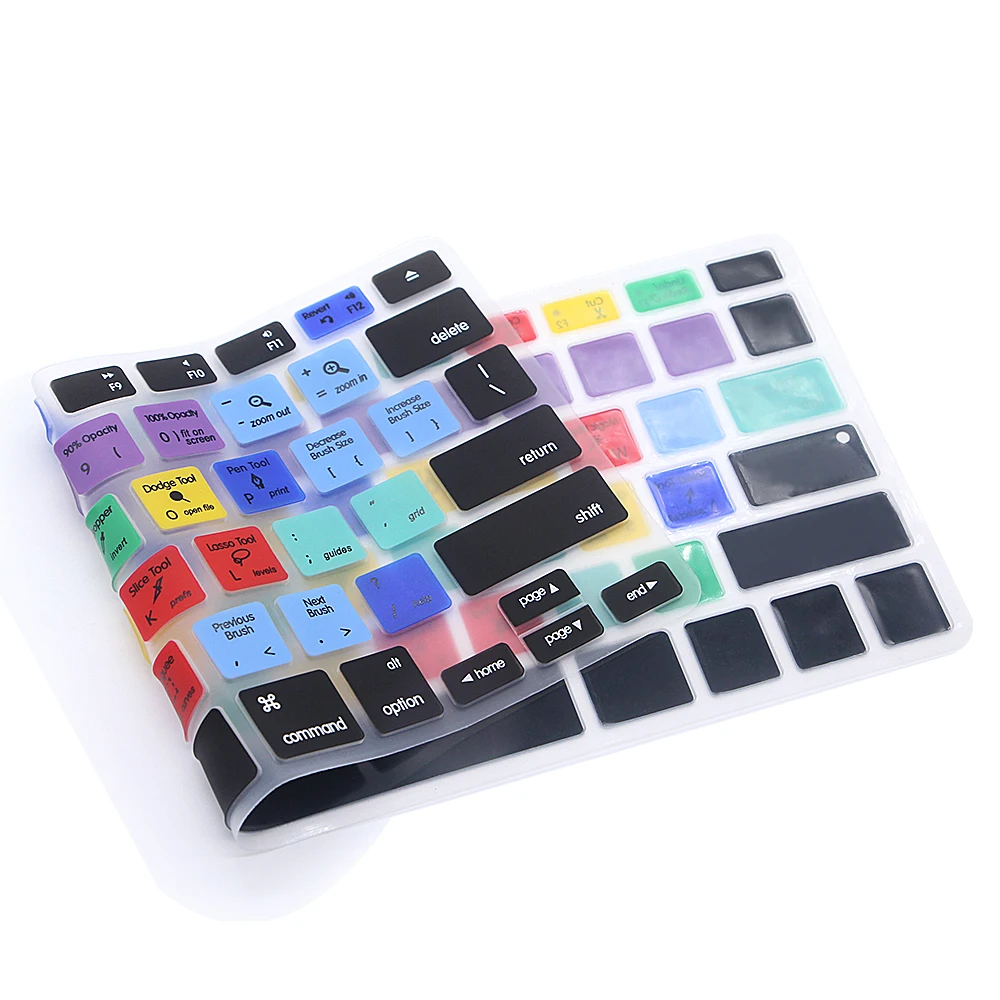 핫키 키보드 커버, 미국 레이아웃, MacBook Air13 A1466 A1369 20102017 MacBook Pro13/15 A1502 A1425 A1278 A1398 A1286
