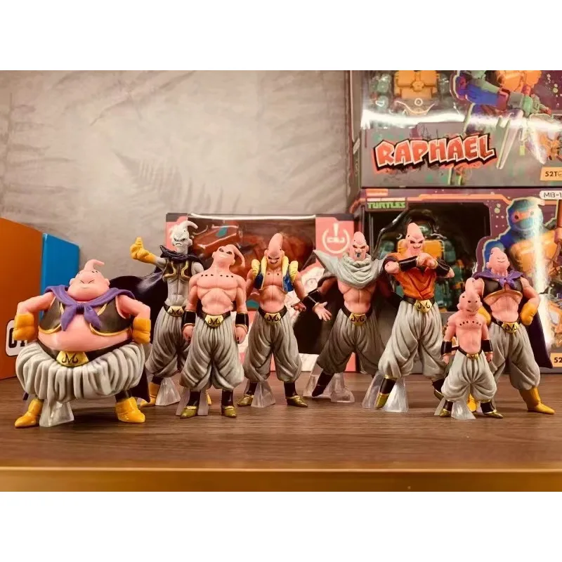 8 pçs/set anime dragon ball z majin buu supremo kai buu gotenks buu piccolo  buu pvc figuras de ação modelo bonecas brinquedos crianças presentes -  AliExpress