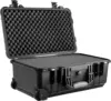 Carry-On Travel Roller Gear, Camera, Drones, Tools, Equipment Hard Case Waterproof with Foam Black 3