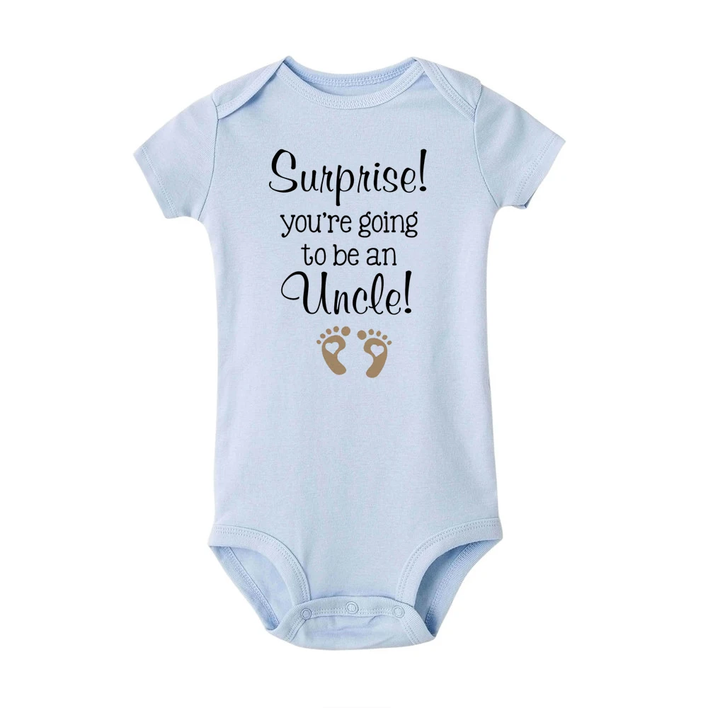 I Love My Uncle This Much Newborn Baby Romper Infant Girls Boys Short Sleeve Clothes Ropa Funny Cute Smile Printed Bodysuit Gift 5