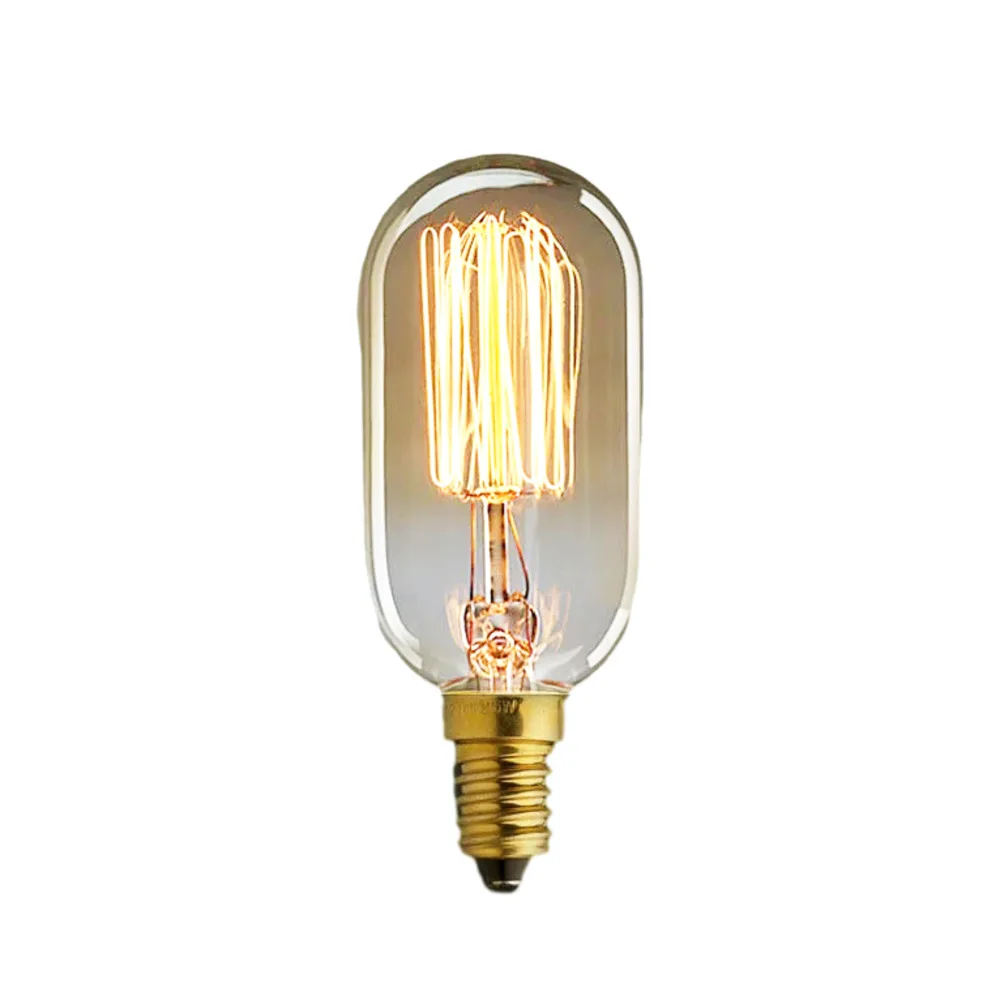 E14 에디슨 전구 Lampada 레트로 램프 백열 앰플 빈티지 40w 220V 디 밍이 가능한 필라멘트 전구 펜던트 조명 골동품 전구