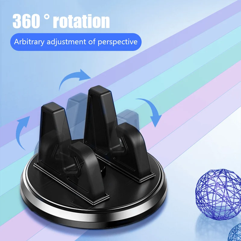 Rotating Car Phone Dashboard Holder with Anti Slip Pad