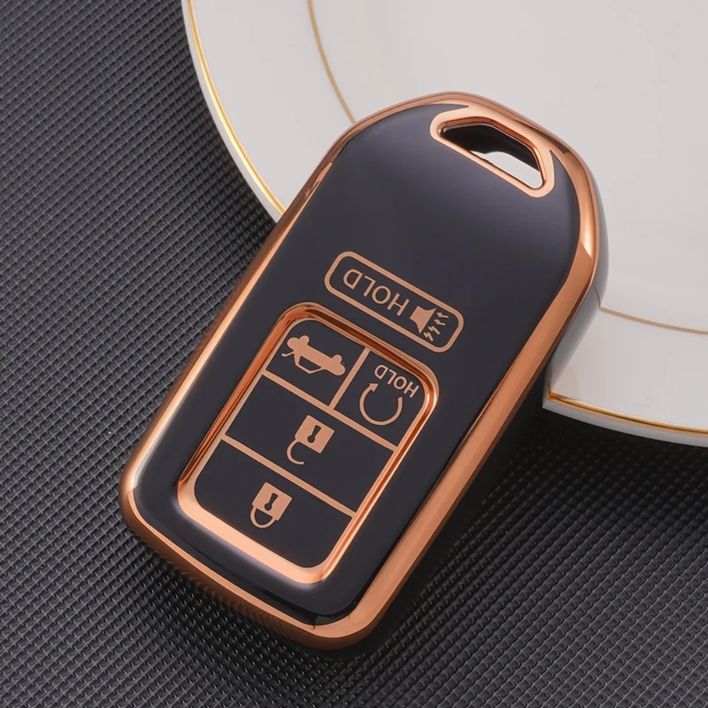 TPU Car Key Fob Cover Case Holder Protector for Honda Civic CRV HRV