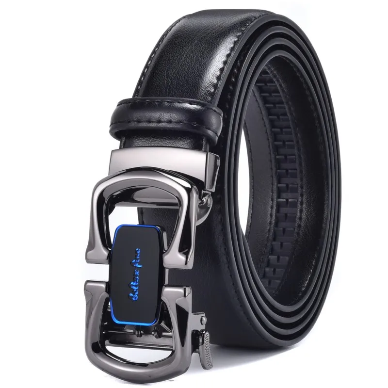 حزام بسقاطة للرجال، هدية رجالية قابلة للتعديل، حزام بإبزيم تلقائي، مقاس 3.5 سم، مقاس مثالي