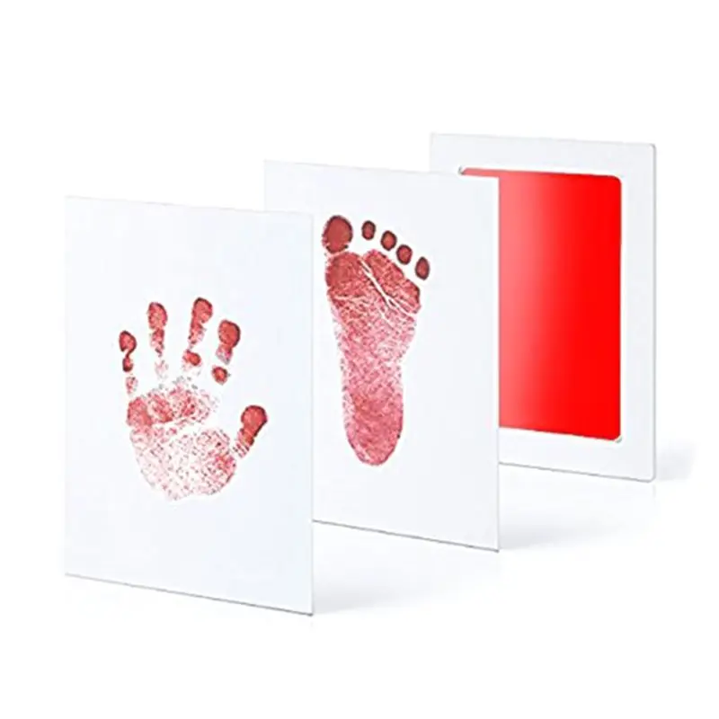 Inkless Infant Hand Foot Stamp Pet 1 Set for Cat Dog Paw Print Pad Clean for Touch Ink Pad Baby Handprint Footprint