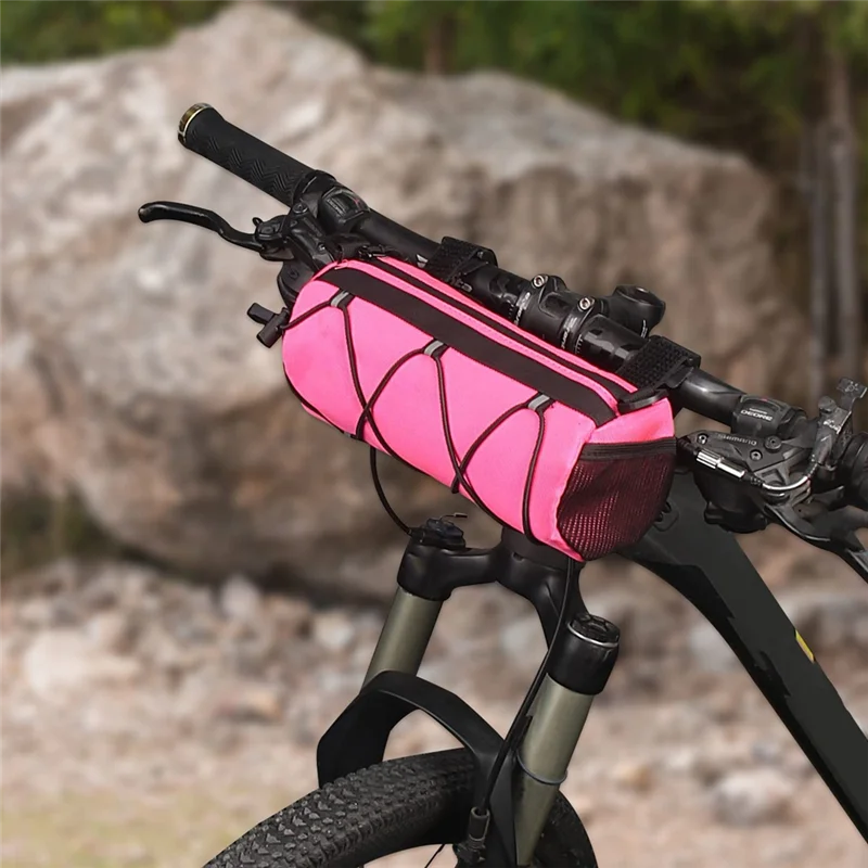 ABHT-Borsa da manubrio per bicicletta adatta per mountain bike da strada Borsa anteriore multiuso portatile - immagine 4